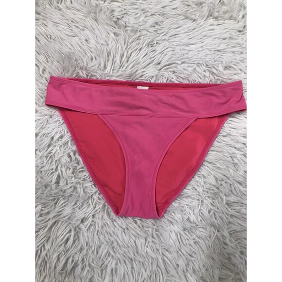 Pre-Owned Aerie Hot Pink Swimsuit Bathing Suit Size Medium Swim Wear Bottoms - Picture 2 of 5